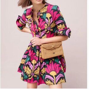 J. CREW Ratti Grandi Fiori cotton dress, size 2.